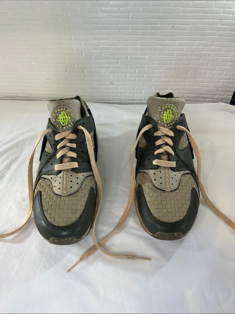 Nike Air Huarache crater cargo khaki limestone color , us  men’s 11 size